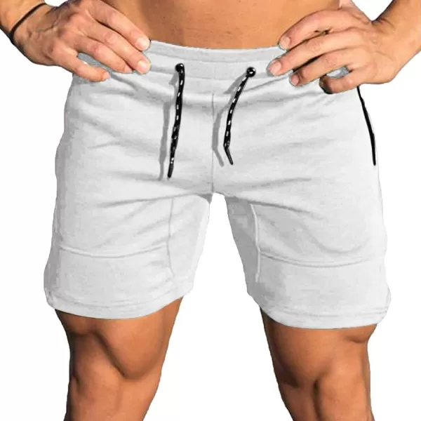 COOFANDY Men's Gym Workout Shorts Athletic Training Shorts Fitted Weightlifting Bodybuilding Shorts with Zipper Pockets