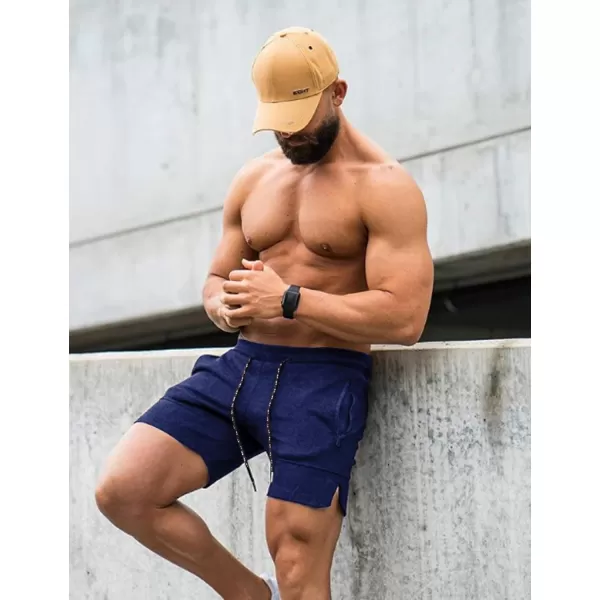 COOFANDY Men's Gym Workout Shorts Athletic Training Shorts Fitted Weightlifting Bodybuilding Shorts with Zipper Pockets