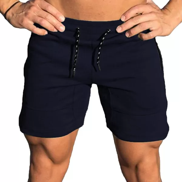 COOFANDY Men's Gym Workout Shorts Athletic Training Shorts Fitted Weightlifting Bodybuilding Shorts with Zipper Pockets