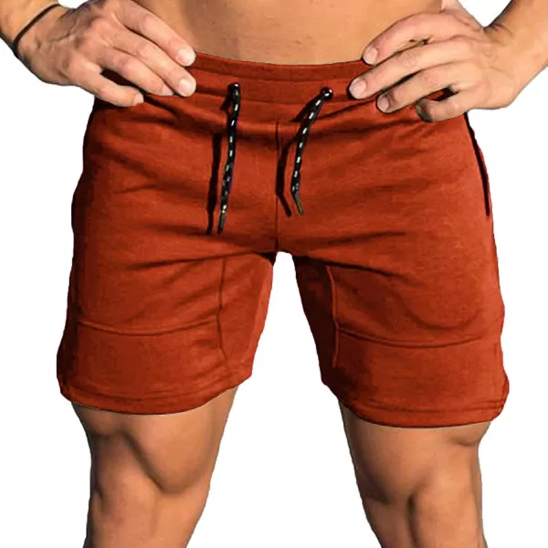 COOFANDY Men's Gym Workout Shorts Athletic Training Shorts Fitted Weightlifting Bodybuilding Shorts with Zipper Pockets