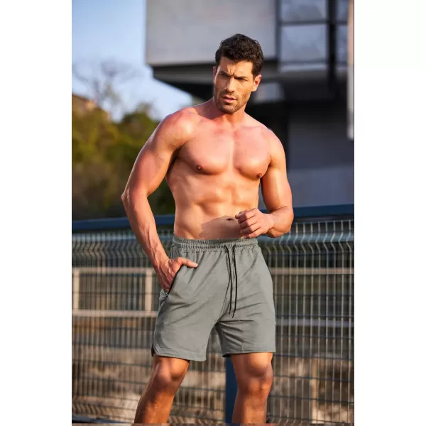 COOFANDY Men's Gym Workout Shorts Athletic Training Shorts Fitted Weightlifting Bodybuilding Shorts with Zipper Pockets