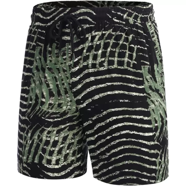 COOFANDY Men's Hawaiian Matching Set Summer Beach 2 Piece Outfits Flower Shirts and Shorts