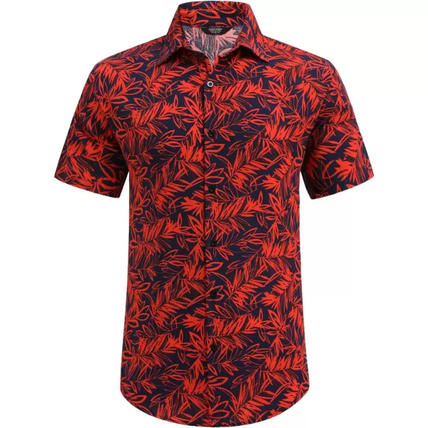 COOFANDY Men's Hawaiian Matching Set Summer Beach 2 Piece Outfits Flower Shirts and Shorts