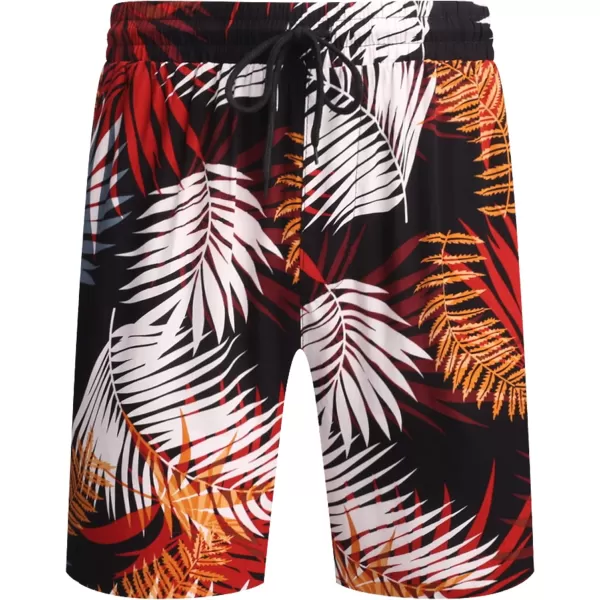 COOFANDY Men's Hawaiian Matching Set Summer Beach 2 Piece Outfits Flower Shirts and Shorts