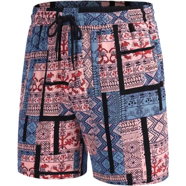 COOFANDY Men's Hawaiian Matching Set Summer Beach 2 Piece Outfits Flower Shirts and Shorts