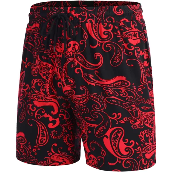COOFANDY Men's Hawaiian Matching Set Summer Beach 2 Piece Outfits Flower Shirts and Shorts