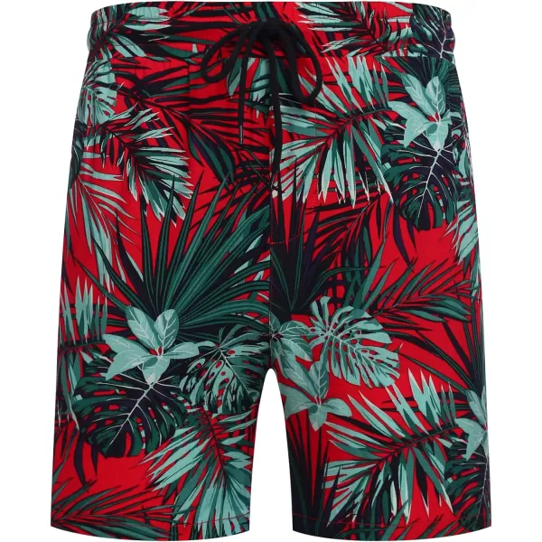 COOFANDY Men's Hawaiian Matching Set Summer Beach 2 Piece Outfits Flower Shirts and Shorts