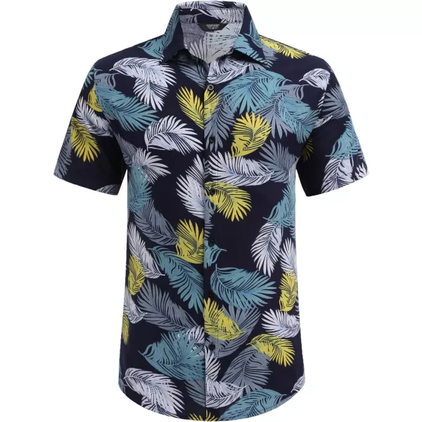 COOFANDY Men's Hawaiian Matching Set Summer Beach 2 Piece Outfits Flower Shirts and Shorts