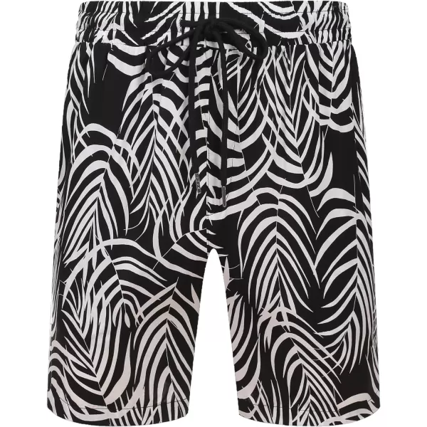 COOFANDY Men's Hawaiian Matching Set Summer Beach 2 Piece Outfits Flower Shirts and Shorts