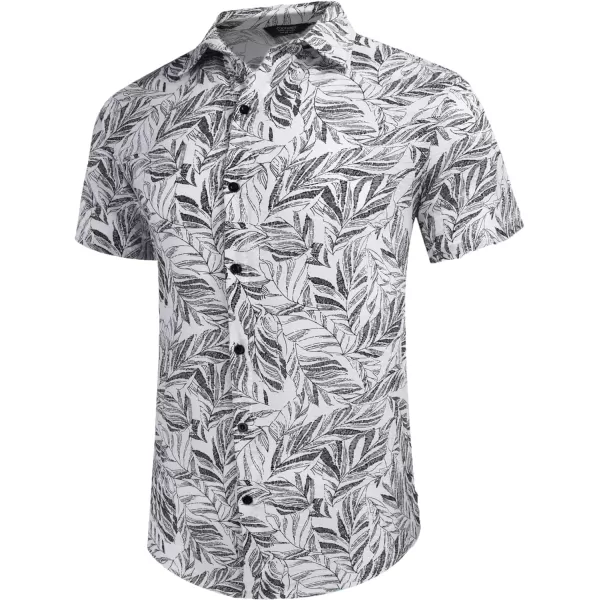 COOFANDY Men's Hawaiian Matching Set Summer Beach 2 Piece Outfits Flower Shirts and Shorts