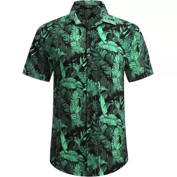 COOFANDY Men's Hawaiian Matching Set Summer Beach 2 Piece Outfits Flower Shirts and Shorts