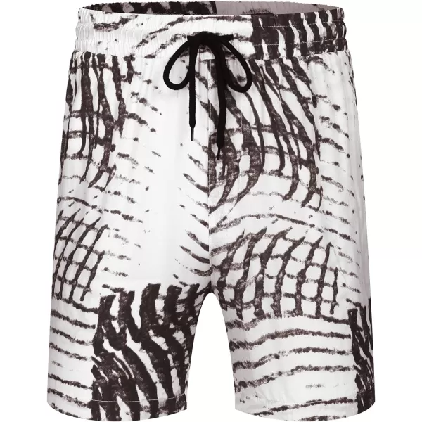 COOFANDY Men's Hawaiian Matching Set Summer Beach 2 Piece Outfits Flower Shirts and Shorts