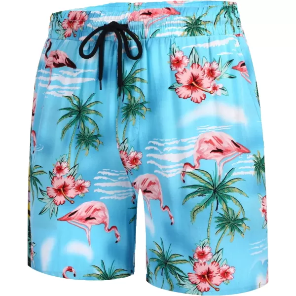 COOFANDY Men's Hawaiian Matching Set Summer Beach 2 Piece Outfits Flower Shirts and Shorts