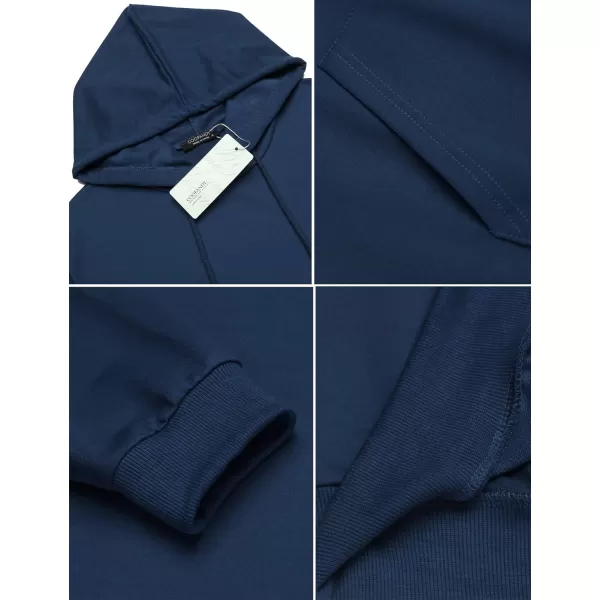 COOFANDY Men's Hooded Sweatshirts Casual Lightweight Hoodie Long Sleeve Athletic Sweatshirts with Pocket