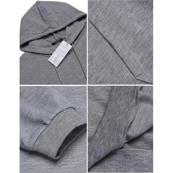 COOFANDY Men's Hooded Sweatshirts Casual Lightweight Hoodie Long Sleeve Athletic Sweatshirts with Pocket