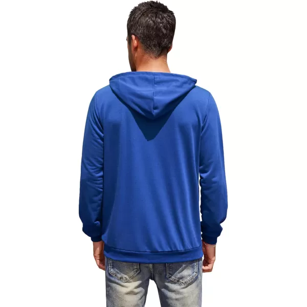 COOFANDY Men's Hooded Sweatshirts Casual Lightweight Hoodie Long Sleeve Athletic Sweatshirts with Pocket