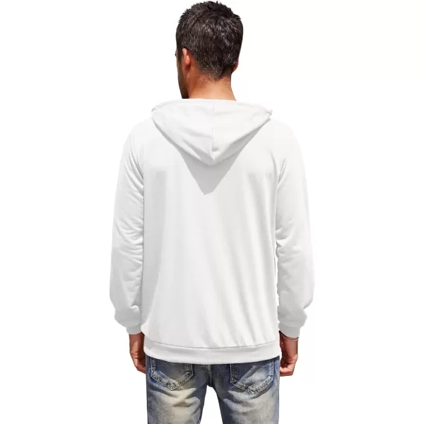 COOFANDY Men's Hooded Sweatshirts Casual Lightweight Hoodie Long Sleeve Athletic Sweatshirts with Pocket