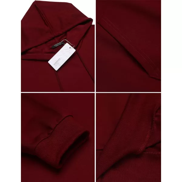 COOFANDY Men's Hooded Sweatshirts Casual Lightweight Hoodie Long Sleeve Athletic Sweatshirts with Pocket