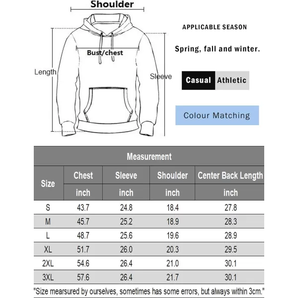 COOFANDY Men's Hooded Sweatshirts Long Sleeve Casual Pullover Hoodie Waffle Knit Sweatshirt with Pocket