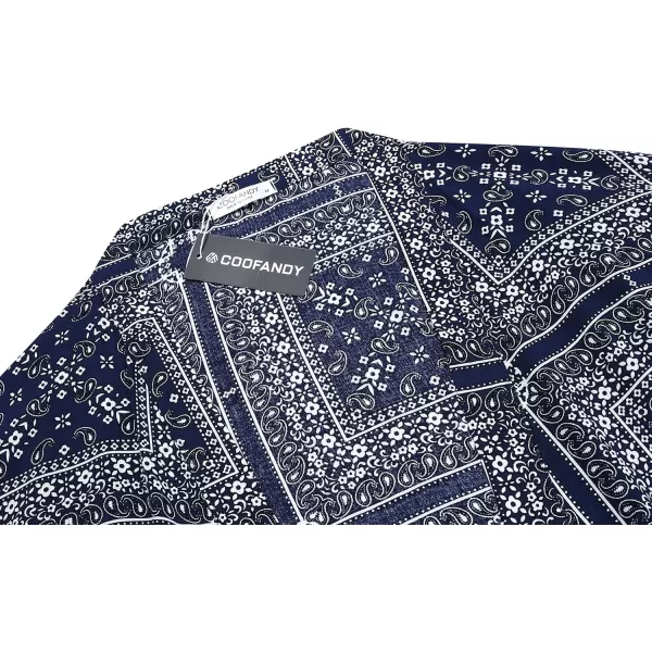 COOFANDY Men's Lightweight Kimono Robe Jacket Printed Japanese Style Bathrobes Casual Open Front Long Cardigan Coat Outwear