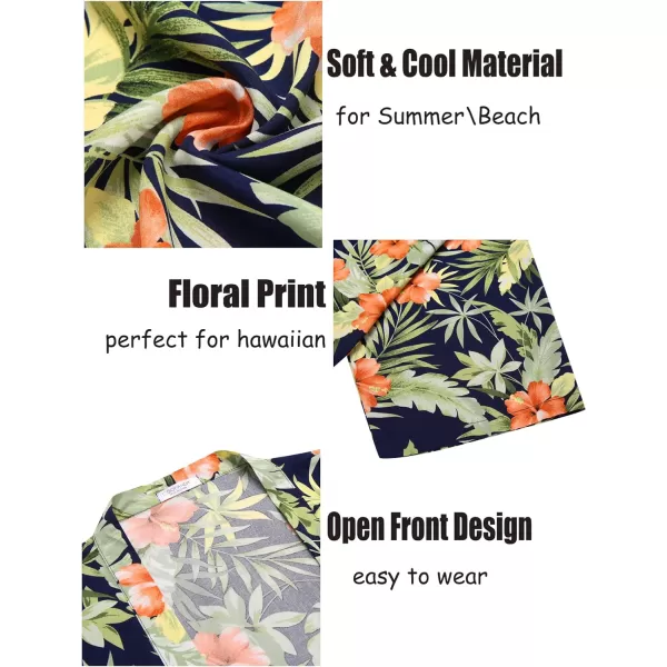 COOFANDY Men's Lightweight Kimono Robe Jacket Printed Japanese Style Bathrobes Casual Open Front Long Cardigan Coat Outwear