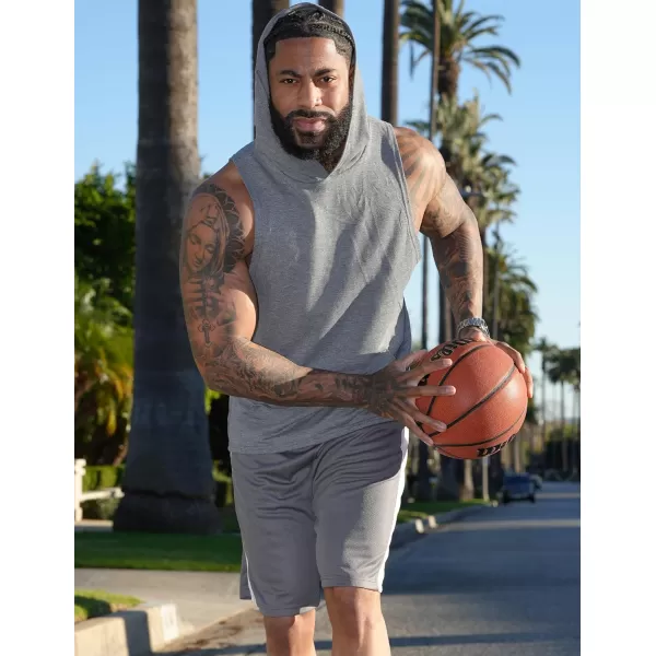 COOFANDY Mens Long Basketball Shorts Gym Athletic Workut Mesh Shorts with Pockets