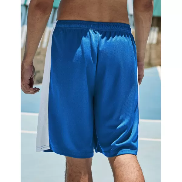 COOFANDY Mens Long Basketball Shorts Gym Athletic Workut Mesh Shorts with Pockets