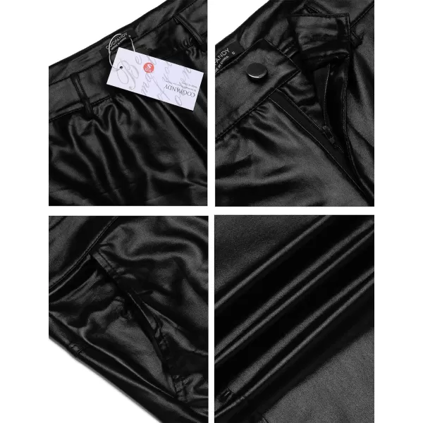 COOFANDY Mens Metallic Shiny Jeans 70‘s Party Dance Disco Nightclub Pants Straight Leg Trousers