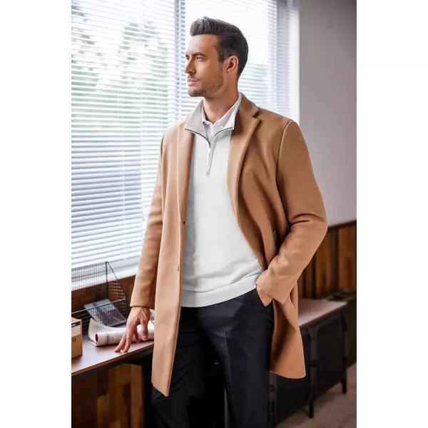 COOFANDY Men's Quarter Zip Up Sweaters Slim Fit Lightweight Mock Neck Pullover Casual Polo Sweaters