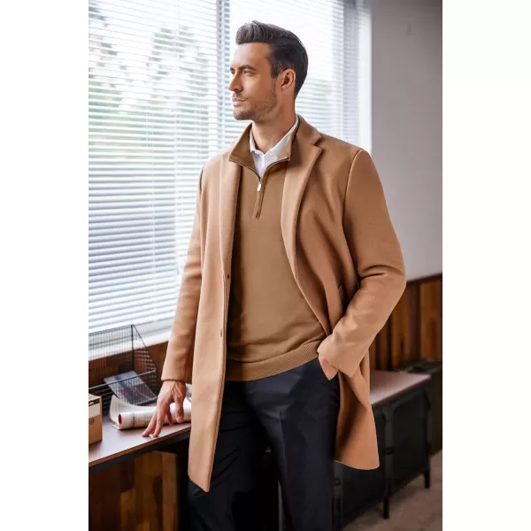 COOFANDY Men's Quarter Zip Up Sweaters Slim Fit Lightweight Mock Neck Pullover Casual Polo Sweaters