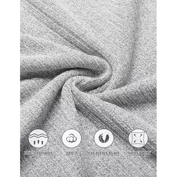 COOFANDY Men's Ribbed Knit Tank Tops Sleeveless Beach Muscle T Shirts Casual Basic Tank Shirts 2 Pack