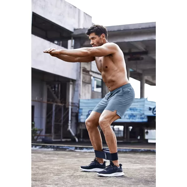 COOFANDY Men's Running Athletic Shorts 5 Inch 2 Pack Gym Workout Shorts Fitted Exercise Hiking Shorts with Zipper Pocket