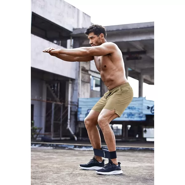 COOFANDY Men's Running Athletic Shorts 5 Inch 2 Pack Gym Workout Shorts Fitted Exercise Hiking Shorts with Zipper Pocket