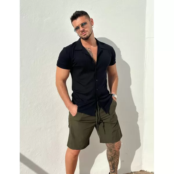 COOFANDY Men's Running Athletic Shorts 9" Gym Workout Lightweight Elastic Waist Sports Shorts