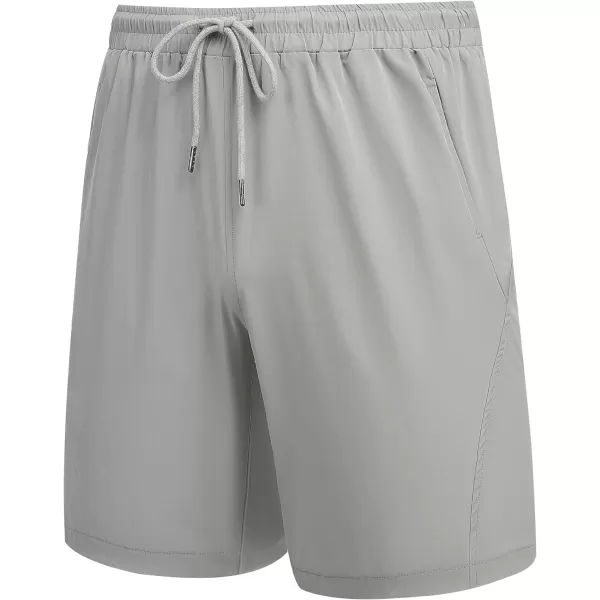 COOFANDY Men's Running Athletic Shorts 9" Gym Workout Lightweight Elastic Waist Sports Shorts