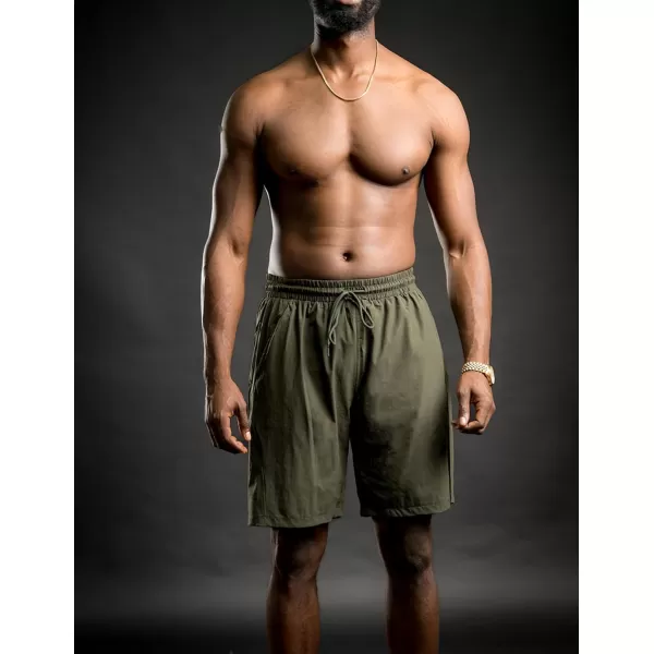 COOFANDY Men's Running Athletic Shorts 9" Gym Workout Lightweight Elastic Waist Sports Shorts