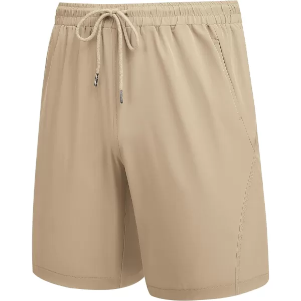 COOFANDY Men's Running Athletic Shorts 9" Gym Workout Lightweight Elastic Waist Sports Shorts
