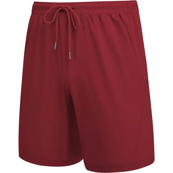 COOFANDY Men's Running Athletic Shorts 9" Gym Workout Lightweight Elastic Waist Sports Shorts