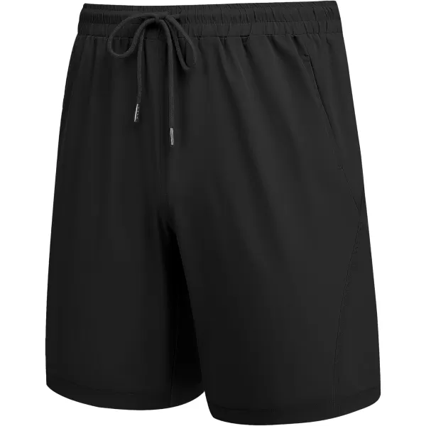 COOFANDY Men's Running Athletic Shorts 9" Gym Workout Lightweight Elastic Waist Sports Shorts