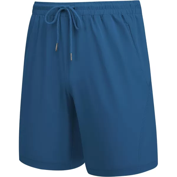 COOFANDY Men's Running Athletic Shorts 9" Gym Workout Lightweight Elastic Waist Sports Shorts