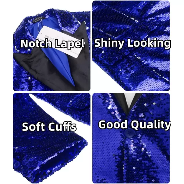 COOFANDY Mens Sequin Blazer Tuxedo Party Prom Wedding Tuxedo One Button Jacket