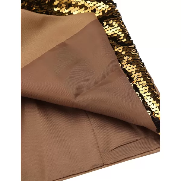 COOFANDY Men's Sequins Vest Slim Fit Christmas Party Vest Shiny Dress Waistcoat for Wedding, Prom, Events