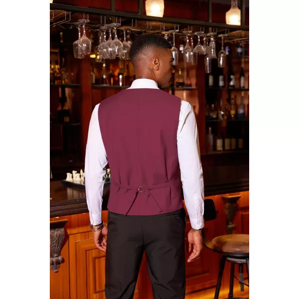 COOFANDY Men's Sequins Vest Slim Fit Christmas Party Vest Shiny Dress Waistcoat for Wedding, Prom, Events