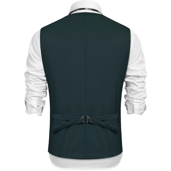 COOFANDY Men's Sequins Vest Slim Fit Christmas Party Vest Shiny Dress Waistcoat for Wedding, Prom, Events