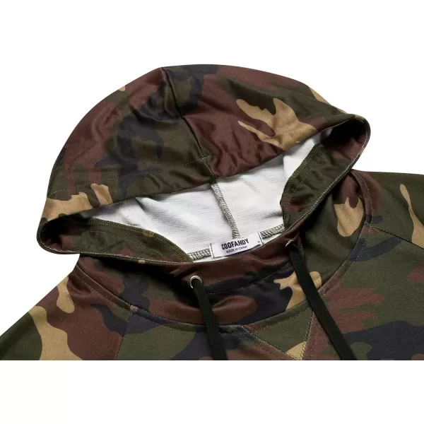 COOFANDY Men's Short Sleeve Hoodie Workout Gym Sweatshirt Muscle Fit Fashion Athletic Hoodies Pullover Cotton Hooded T-Shirts