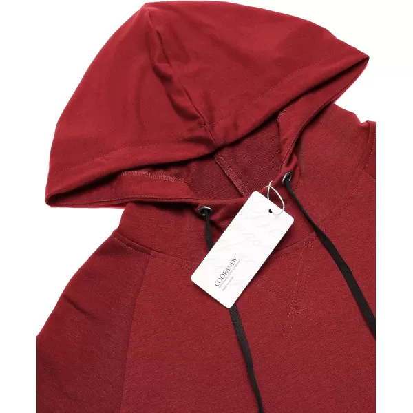 COOFANDY Men's Short Sleeve Hoodie Workout Gym Sweatshirt Muscle Fit Fashion Athletic Hoodies Pullover Cotton Hooded T-Shirts
