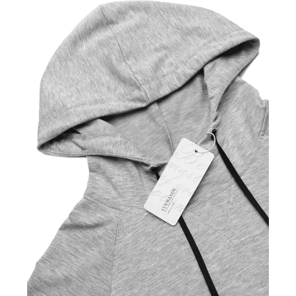 COOFANDY Men's Short Sleeve Hoodie Workout Gym Sweatshirt Muscle Fit Fashion Athletic Hoodies Pullover Cotton Hooded T-Shirts