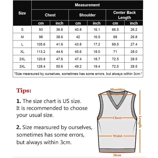 COOFANDY Men's Sleeveless Sweater Vest V-Neck Casual Cable Knit Button Down Cardigan Vest