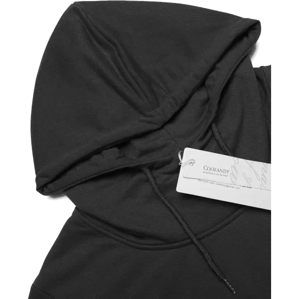 COOFANDY Men's Slim Fit Hoodie Lightweight Hooded Sweatshirt Casual Hip Hop Long Length Cloak Hooded Cape Pullover