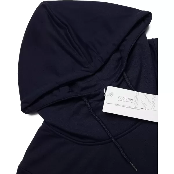 COOFANDY Men's Slim Fit Hoodie Lightweight Hooded Sweatshirt Casual Hip Hop Long Length Cloak Hooded Cape Pullover